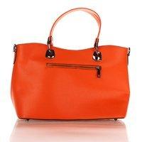 Жіноча шкіряна сумка Italian bags Помаранчевий (8946_orange)