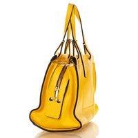 Жіноча шкіряна сумка Italian bags Жовтий (8951_yellow)