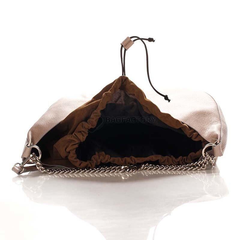 Жіноча шкіряна сумка Italian bags Сірий (8972_gray)