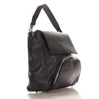 Жіноча шкіряна сумка Italian bags Чорний (8973_black)