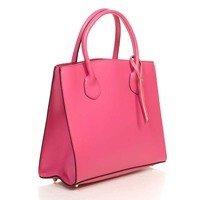 Жіноча шкіряна сумка Italian bags Рожевий (8983_fuxia)
