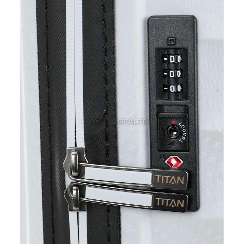 Валіза на 4 колесах Titan HIGHLIGHT Off - White 38л (Ti842406 - 33)