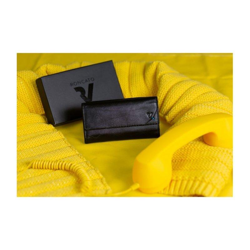 Ключниця Roncato DA VINCI з отд. для монет Чорний (412374 01)