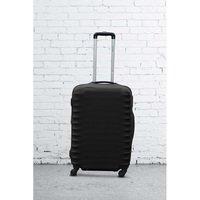 Чохол поліестер на валізу Coverbag S Чорний Висота 45-55см (CvP0201S)