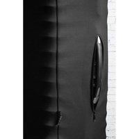 Чохол поліестер на валізу Coverbag S Чорний Висота 45-55см (CvP0201S)
