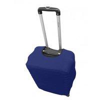 Чохол поліестер на валізу Coverbag M Темно-синій Висота 55-65см (CvP0208M)