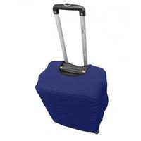 Чохол поліестер на валізу Coverbag L Темно-синій Висота 65-80см (CvP0209L)