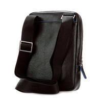 Чоловіча шкіряна сумка Piquadro B2S Black з відділ. для iPad mini на ремені (CA3084B2S_N)