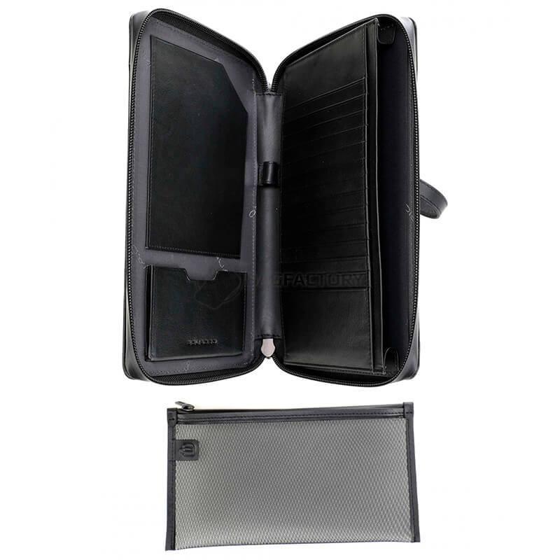 Клатч+тревеллер Piquadro URBAN Black з відділ. для кред.карт з RFID зах (PP3246UB00R_N)