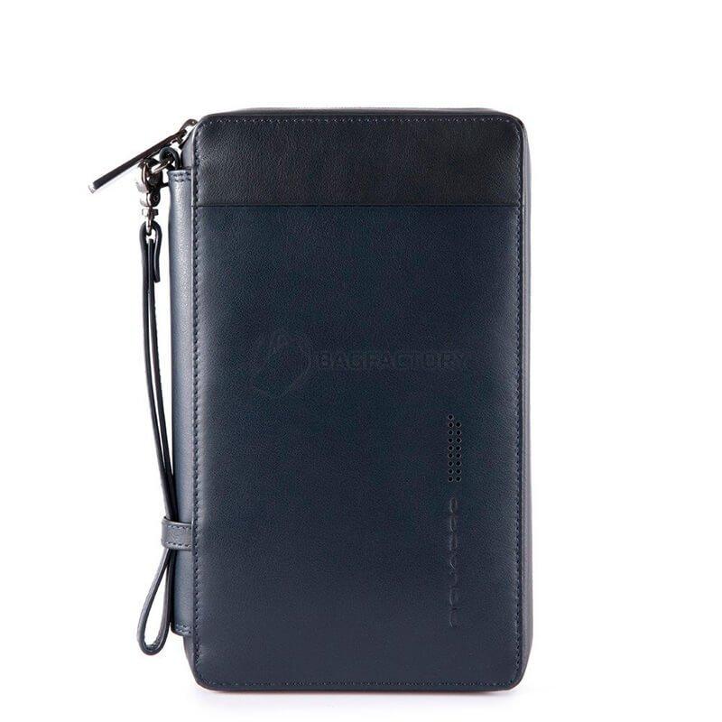 Клатч+тревеллер Piquadro URBAN Blue з відділ. для кред.карт з RFID зах (PP3246UB00R_BLU)