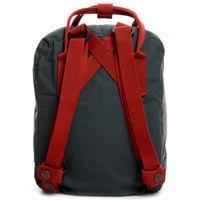 Міський рюкзак Fjallraven Kanken Mini Forest Green - Ox Red 7л (23561.660-326)