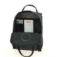 Міський рюкзак Fjallraven Kanken Mini Forest Green - Ox Red 7л (23561.660-326)