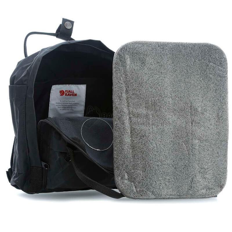 Міський рюкзак Fjallraven Kanken Mini Forest Green - Ox Red 7л (23561.660-326)