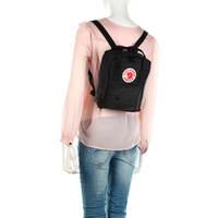 Міський рюкзак Fjallraven Kanken Mini Forest Green - Ox Red 7л (23561.660-326)