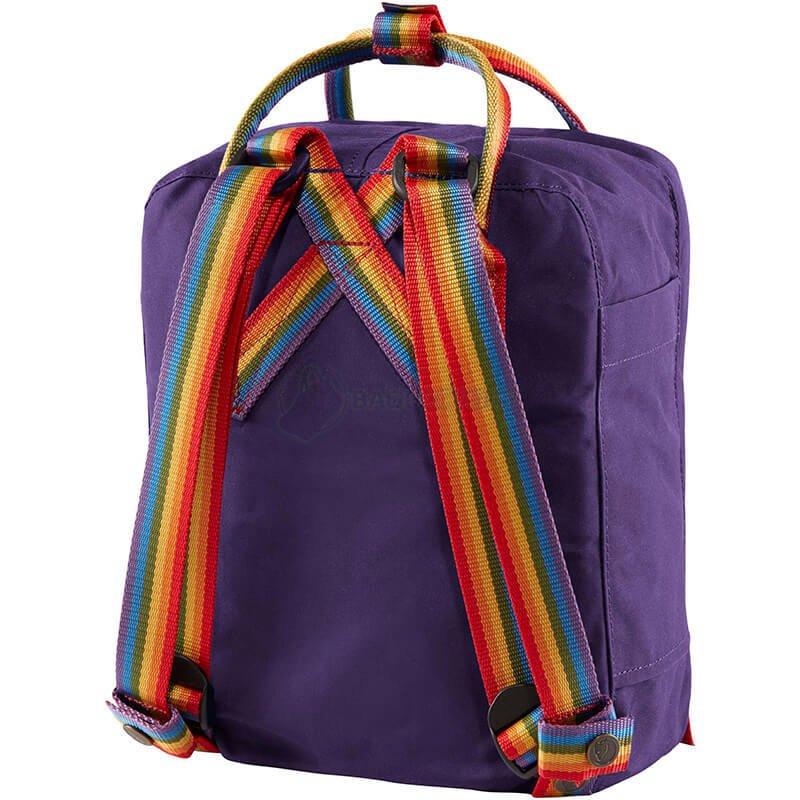 Міський рюкзак Fjallraven Kanken Rainbow Mini Purple Rainbow Pattern (23621.580-907)