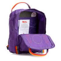 Міський рюкзак Fjallraven Kanken Rainbow Mini Purple Rainbow Pattern (23621.580-907)