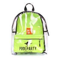 Міський рюкзак Poolparty Plastic Прозорий 15л (bckpck - plastic)