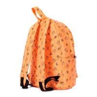 Міський стьобаний рюкзак Poolparty Помаранчевий з уточками (backpack - theone - orange - ducks)