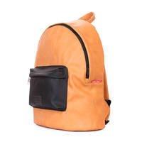 Міський рюкзак Poolparty Помаранчевий 19л (backpack - pu - orange - black)