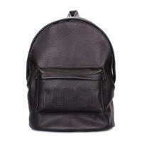 Міський шкіряний рюкзак Poolparty Чорний (backpack - plprt - leather - black)
