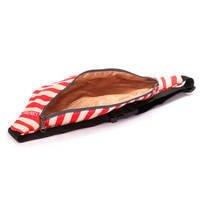 Поясна сумка-бананка Poolparty в морському стилі (waistbag - navy - red)