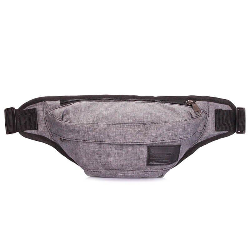 Поясна сумка-бананка Poolparty Bumbag Сірий (bumbag - ripple)