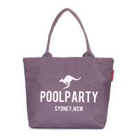 Жіноча холщевая сумка Poolparty Сірий (pool - 9 - fullgre)
