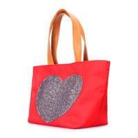 Жіноча сумка з глиттером Poolparty Lovetote Червоний (lovetote - oxford - red)