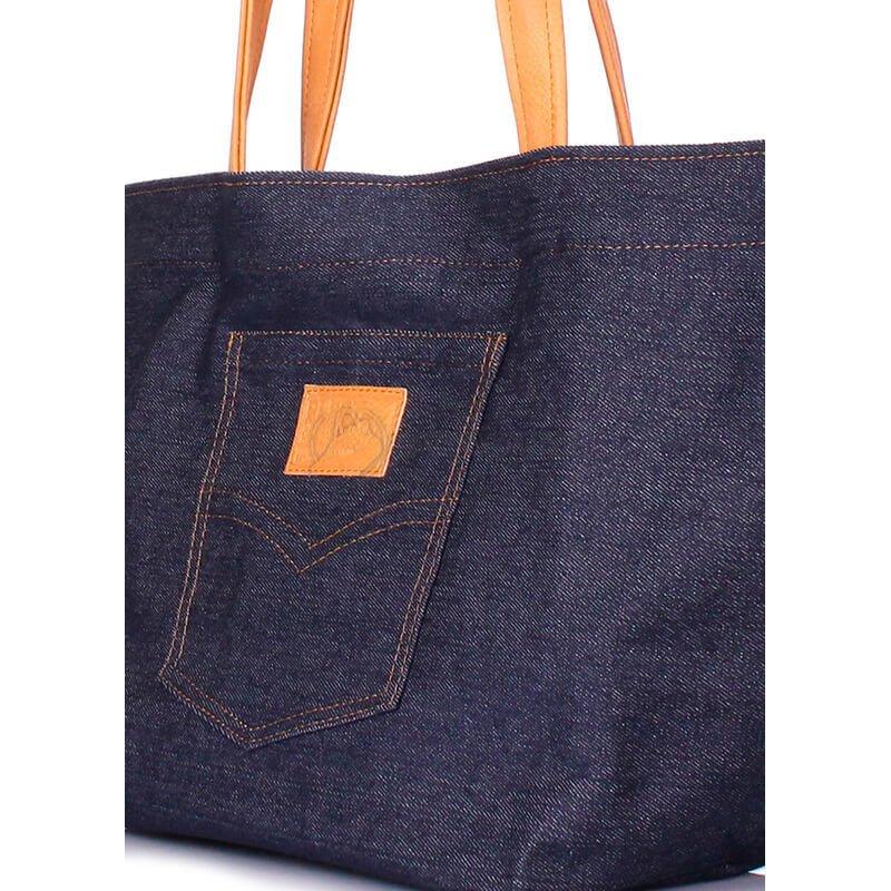 Жіноча коттонова сумка Poolparty Rodeo (rodeo - jeans)