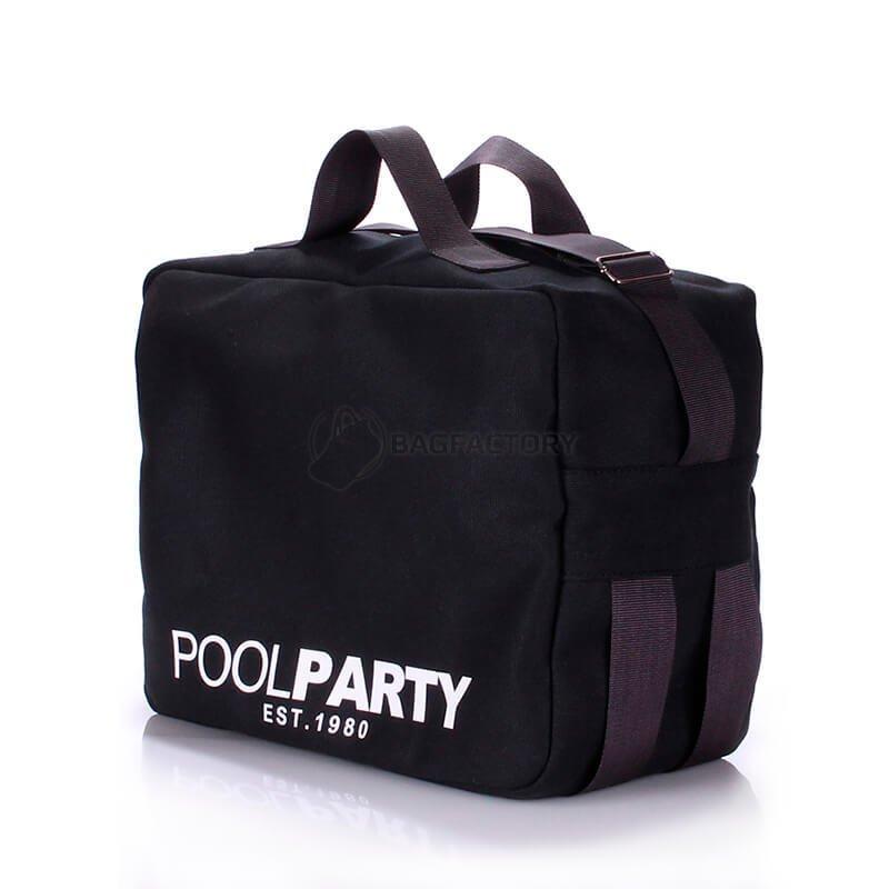 Дорожня сумка Poolparty Original з ременем на плече Чорний (original - oxford - black)
