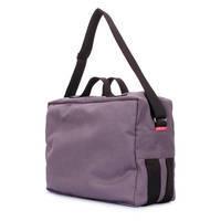 Дорожня коттоновая сумка Poolparty з ременем на плече Сірий (original - grey)