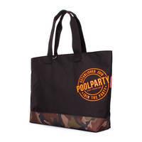 Жіноча міська сумка Poolparty Riot Чорний/Камуфляж (riot - black - camo)