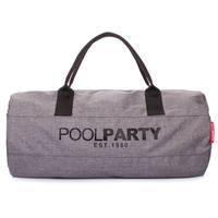 Спортивна сумка Poolparty Gymbag Сірий (gymbag - oxford - ripple)