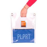 Жіноча прозора сумка Poolparty Clear з ременем на плече (clear - blue - extra)
