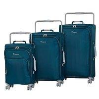Валіза на 4 колесах IT Luggage NEW YORK Blue Ashes S 31л (IT22 - 0935i08 - S - S360)