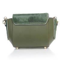 Жіноча шкіряна сумка Italian Bags Зелений (1658_green)