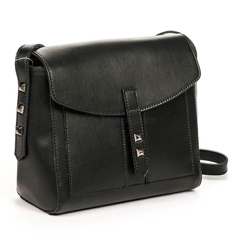 Жіноча шкіряна сумка Italian Bags Чорний (1831_black)