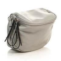 Шкіряний клатч Italian Bags Сірий (1913_gray)