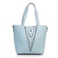 Жіноча шкіряна сумка Italian Bags Блакитної (6204_sky)