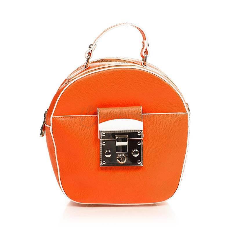 Шкіряний клатч Italian Bags Помаранчевий (6206_orange)