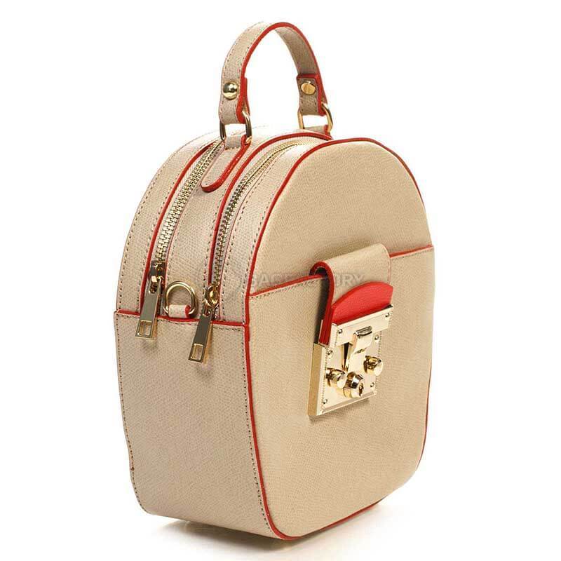 Шкіряний клатч Italian Bags Таупе (6206_taupe)