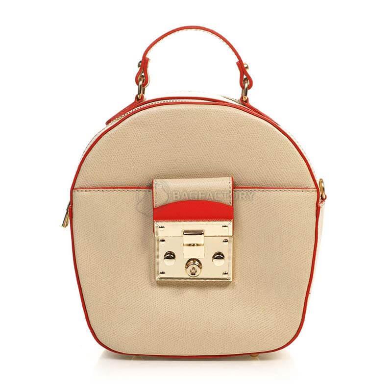 Шкіряний клатч Italian Bags Таупе (6206_taupe)