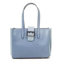 Жіноча шкіряна сумка Italian Bags Блакитної (6507_sky)