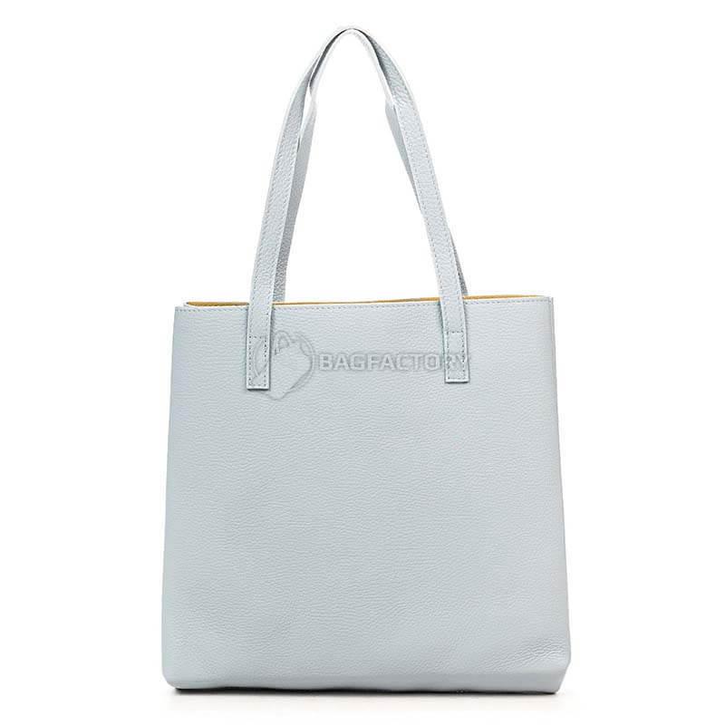 Жіноча шкіряна сумка Italian Bags Блакитний (6541_sky)