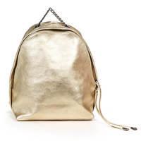 Міський шкіряний рюкзак Italian Bags Золотистий (6525_gold)