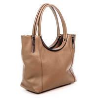 Жіноча шкіряна сумка Italian Bags Таупе (6707_taupe)