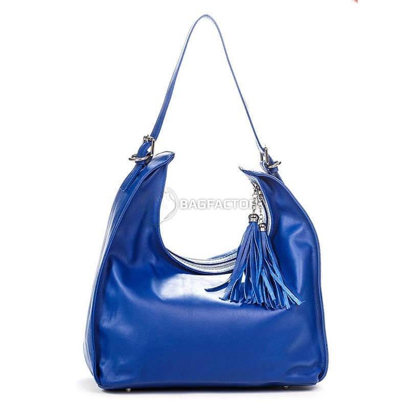 Жіноча шкіряна сумка Italian Bags Синій (6906_blue)