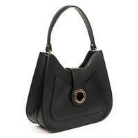 Жіноча шкіряна сумка Italian Bags Чорний (6908_black)