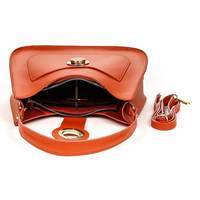 Жіноча шкіряна сумка Italian Bags Помаранчевий (6908_orange)