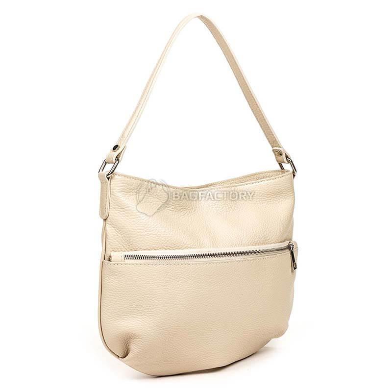 Жіноча шкіряна сумка Italian Bags Бежевий (6947_beige)